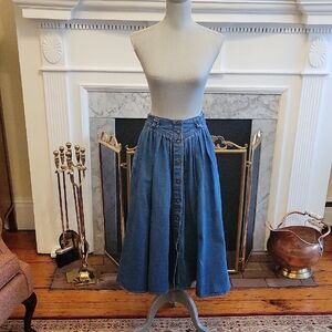 Vintage Liz Claiborne Denim Skirt